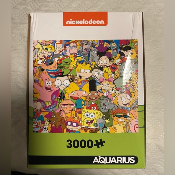Nickelodeon Aquarius Cartoon Character Puzzle, 3000 pc, Excellent Condition! - Picture 7 of 7